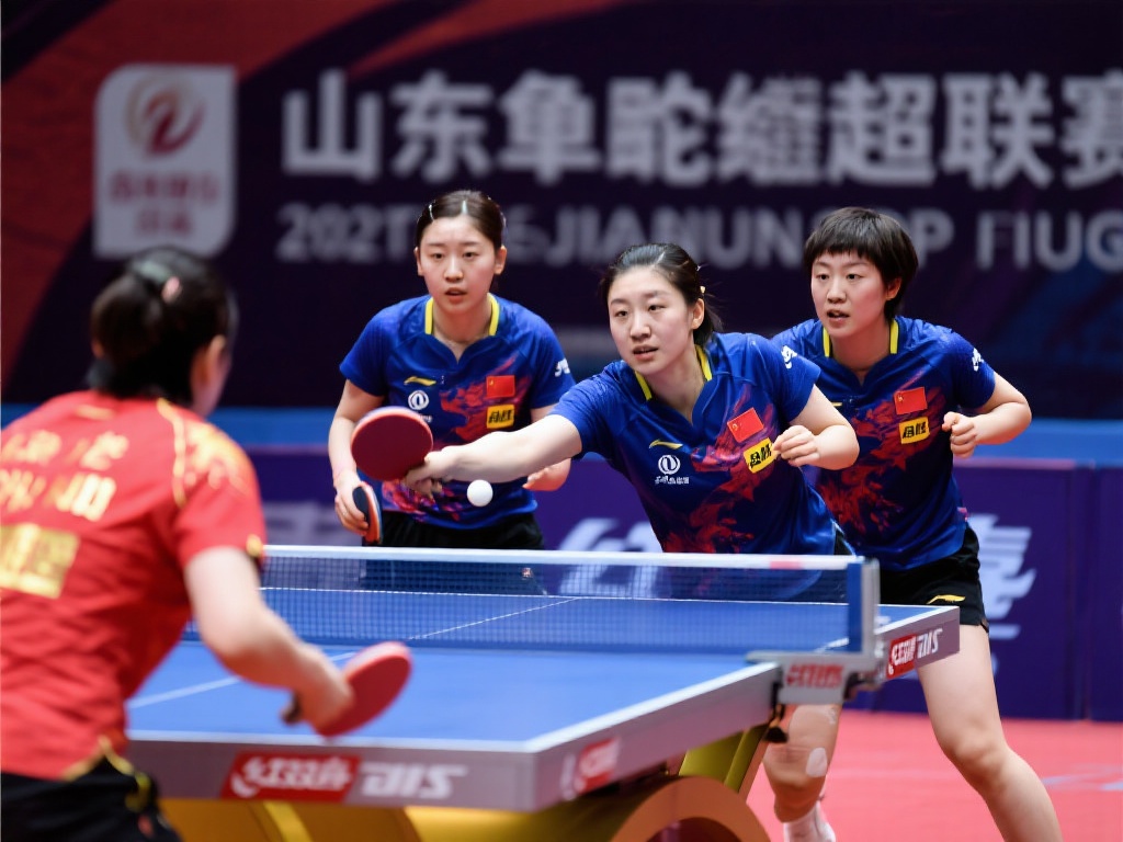 山东鲁能女团迎乒超首胜掀赛季新篇章